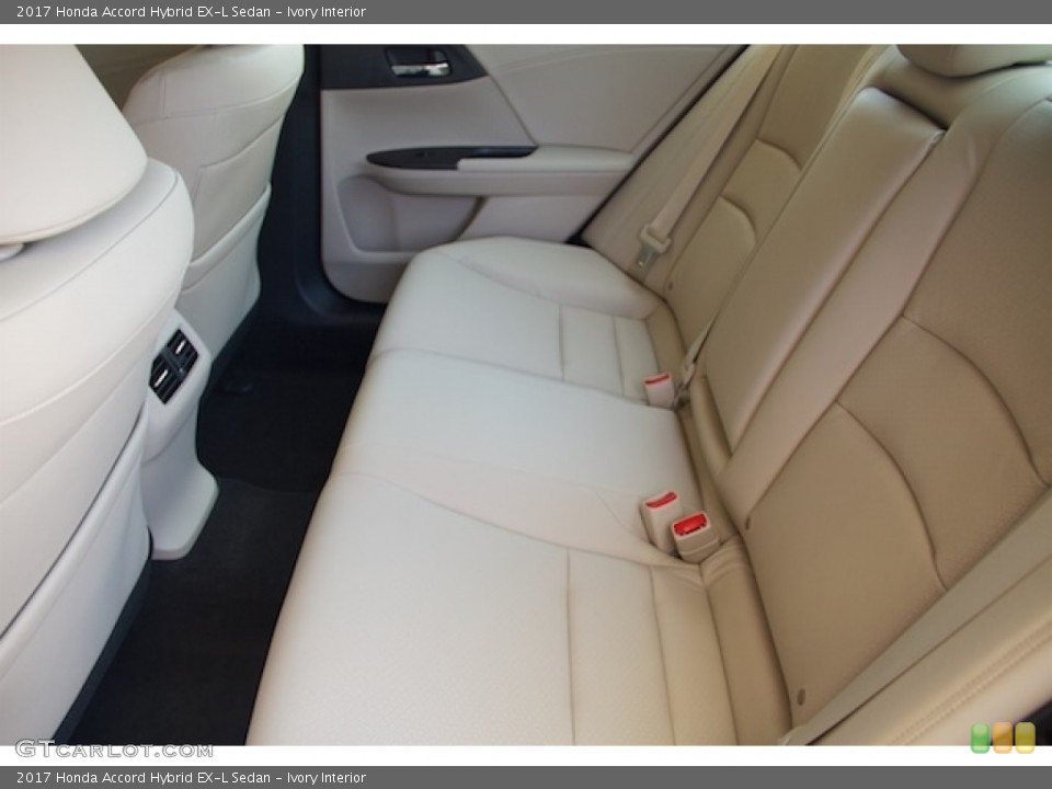 Ivory Interior Rear Seat for the 2017 Honda Accord Hybrid EX-L Sedan #114451057