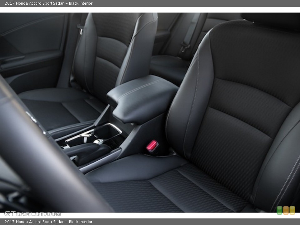 Black Interior Front Seat for the 2017 Honda Accord Sport Sedan #114451417