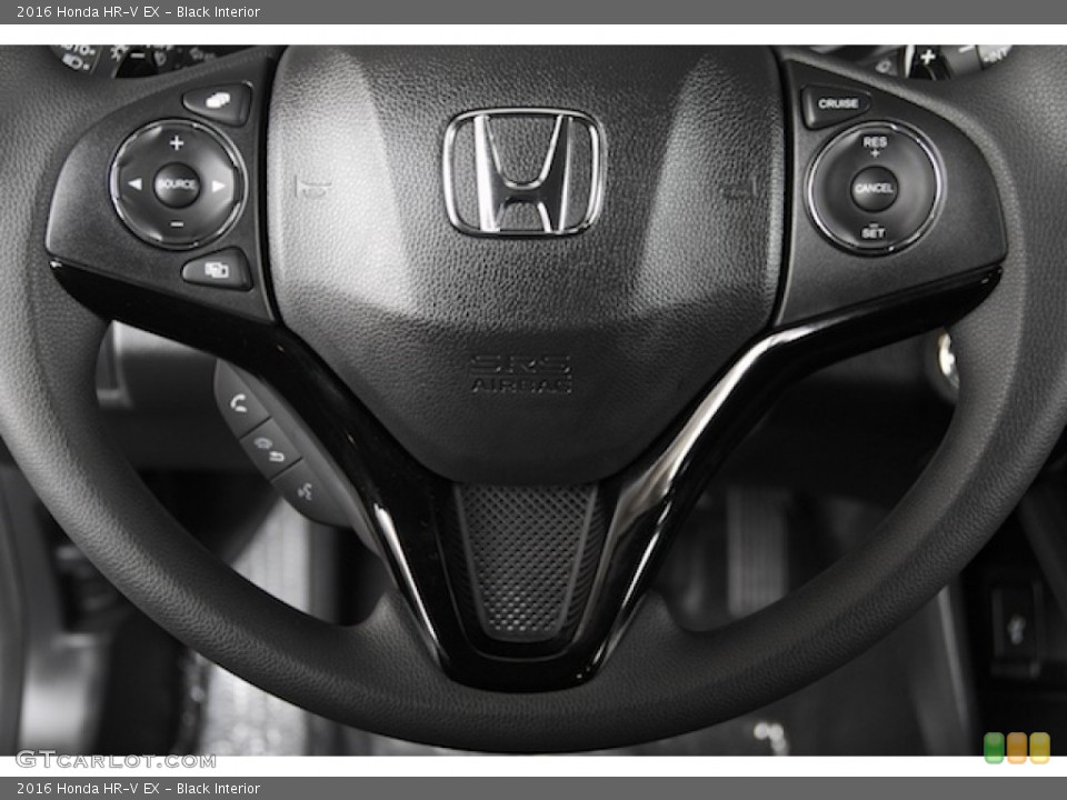 Black Interior Steering Wheel for the 2016 Honda HR-V EX #114455125