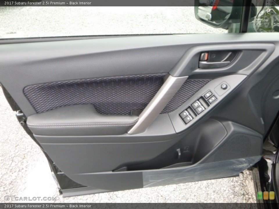 Black Interior Door Panel for the 2017 Subaru Forester 2.5i Premium #114474598
