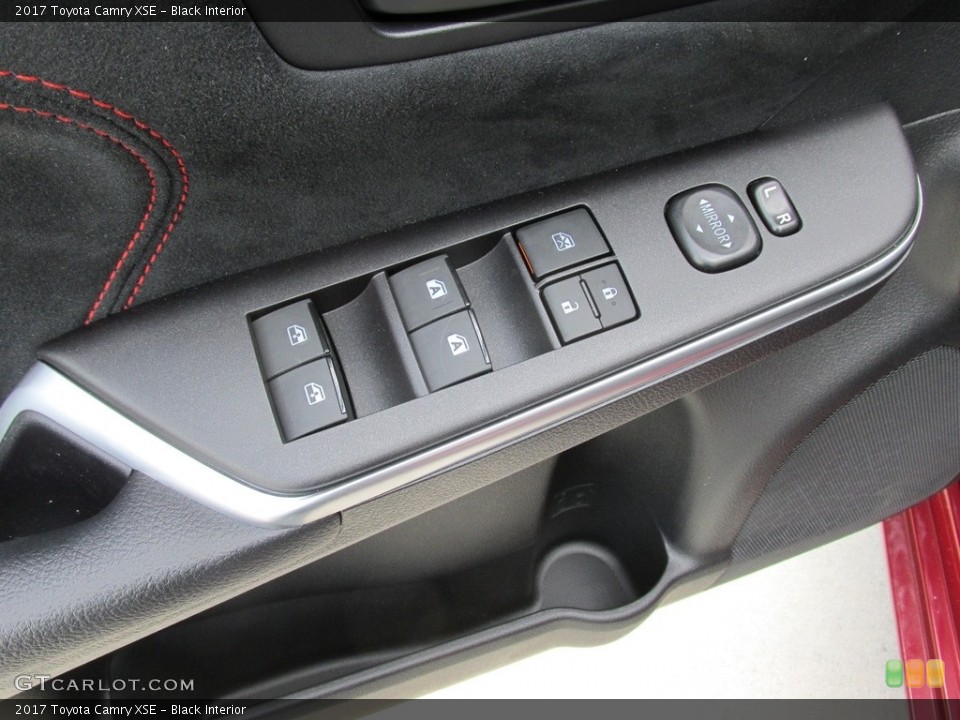 Black Interior Controls for the 2017 Toyota Camry XSE #114478405