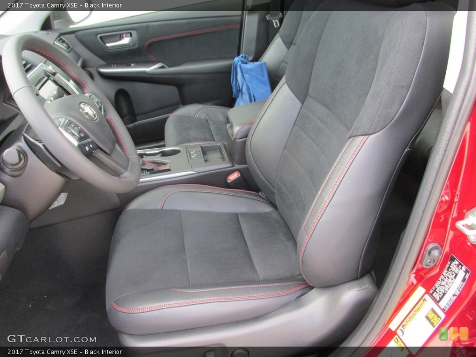 Black Interior Front Seat for the 2017 Toyota Camry XSE #114478426