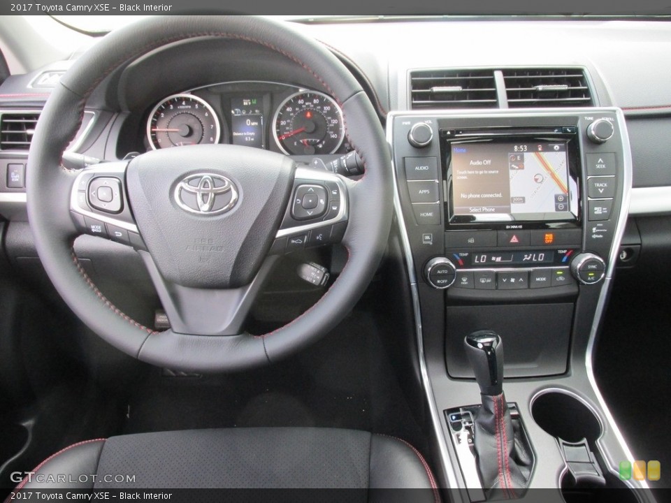Black Interior Dashboard for the 2017 Toyota Camry XSE #114478507