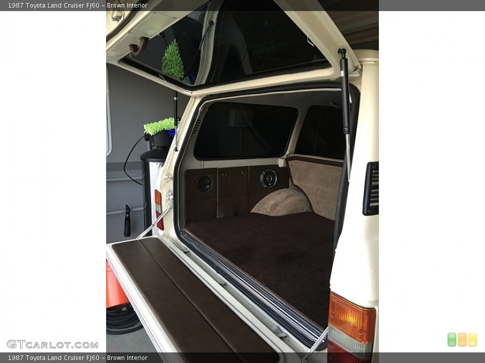 Brown Interior Trunk for the 1987 Toyota Land Cruiser FJ60 #114498702