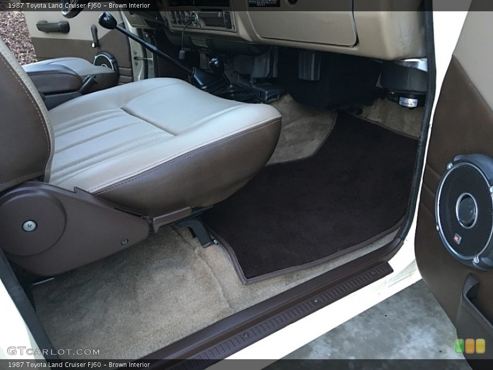 Brown 1987 Toyota Land Cruiser Interiors
