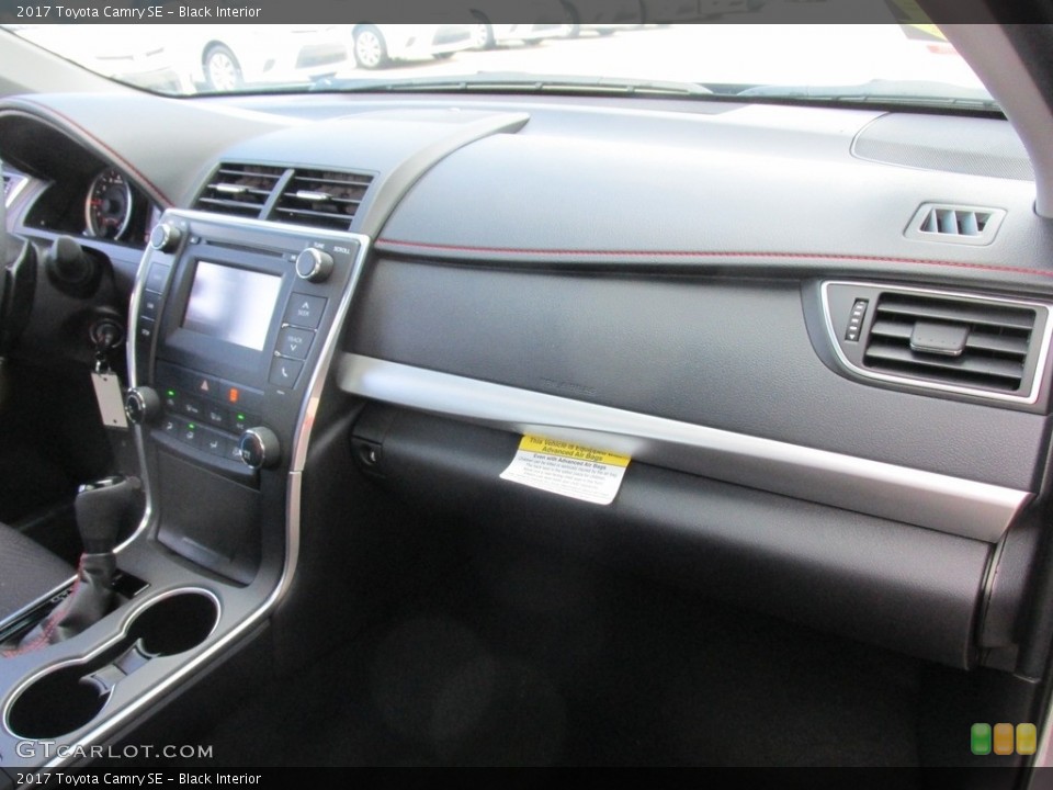 Black Interior Dashboard for the 2017 Toyota Camry SE #114509736