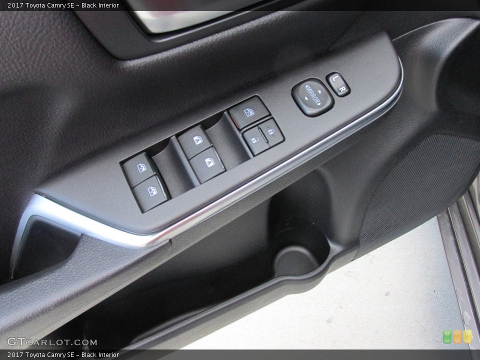 Black Interior Controls for the 2017 Toyota Camry SE #114509815