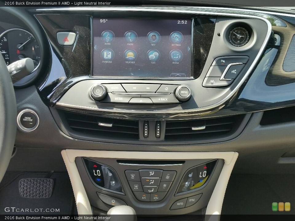 Light Neutral Interior Controls for the 2016 Buick Envision Premium II AWD #114509907