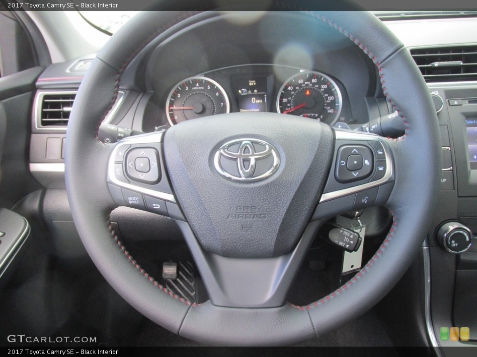 Black Interior Steering Wheel for the 2017 Toyota Camry SE #114510018