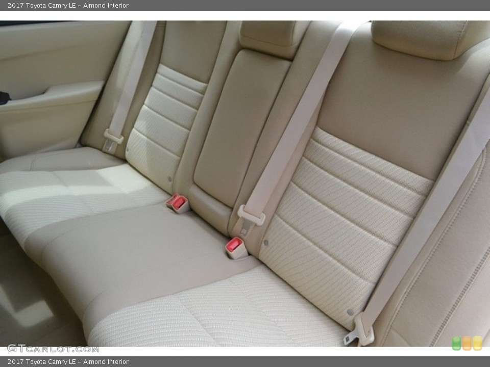 Almond Interior Rear Seat for the 2017 Toyota Camry LE #114514887