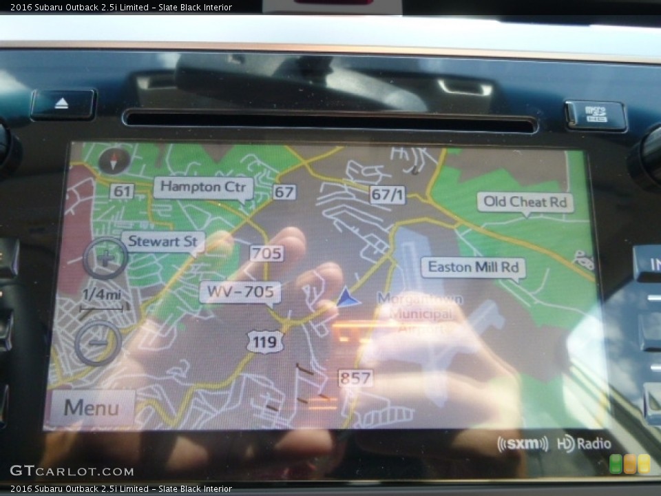 Slate Black Interior Navigation for the 2016 Subaru Outback 2.5i Limited #114522729