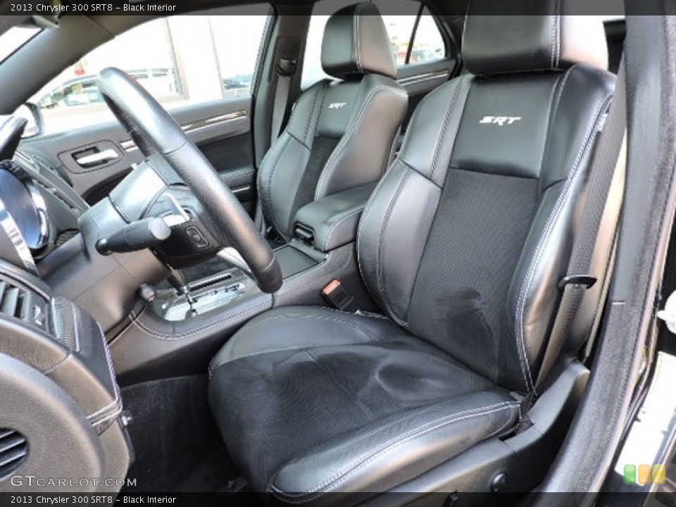 Black Interior Front Seat for the 2013 Chrysler 300 SRT8 #114526989
