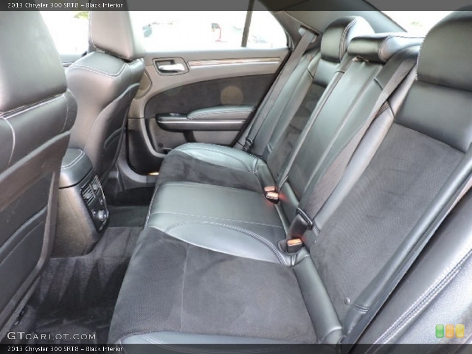 Black Interior Rear Seat for the 2013 Chrysler 300 SRT8 #114527016