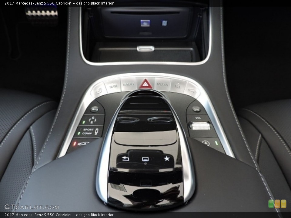 designo Black Interior Controls for the 2017 Mercedes-Benz S 550 Cabriolet #114527538