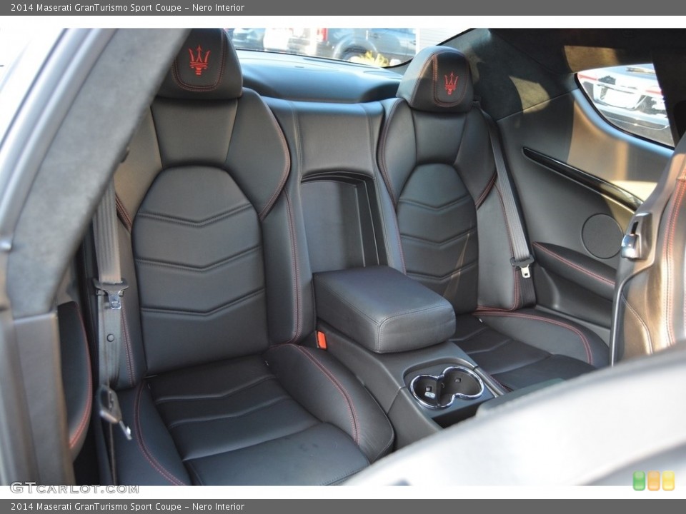 Nero Interior Rear Seat for the 2014 Maserati GranTurismo Sport Coupe #114533274