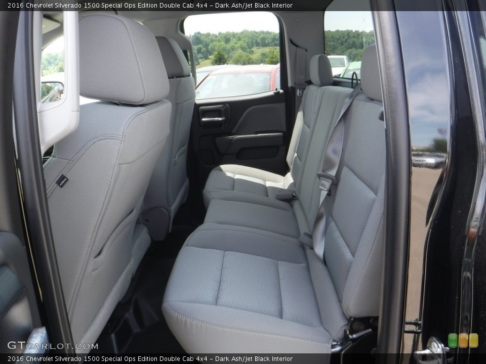 Dark Ash/Jet Black Interior Rear Seat for the 2016 Chevrolet Silverado 1500 Special Ops Edition Double Cab 4x4 #114563261