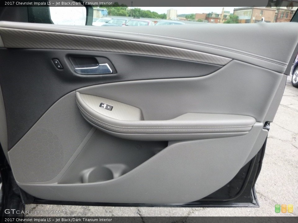 Jet Black/Dark Titanium Interior Door Panel for the 2017 Chevrolet Impala LS #114571497