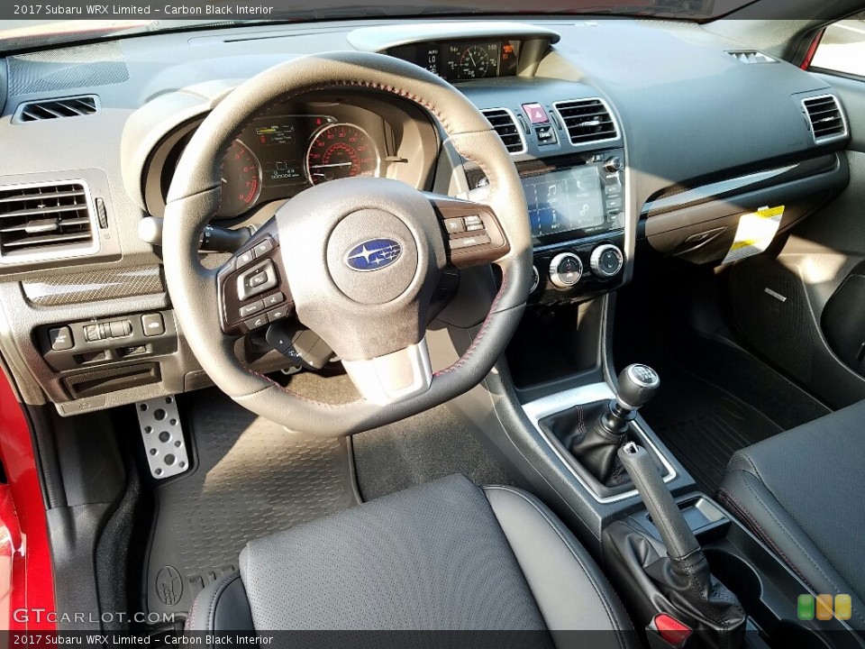 Carbon Black Interior Photo for the 2017 Subaru WRX Limited #114572325