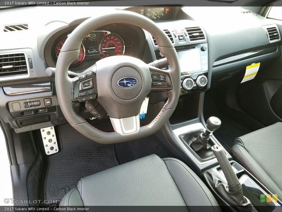 Carbon Black Interior Photo for the 2017 Subaru WRX Limited #114572634