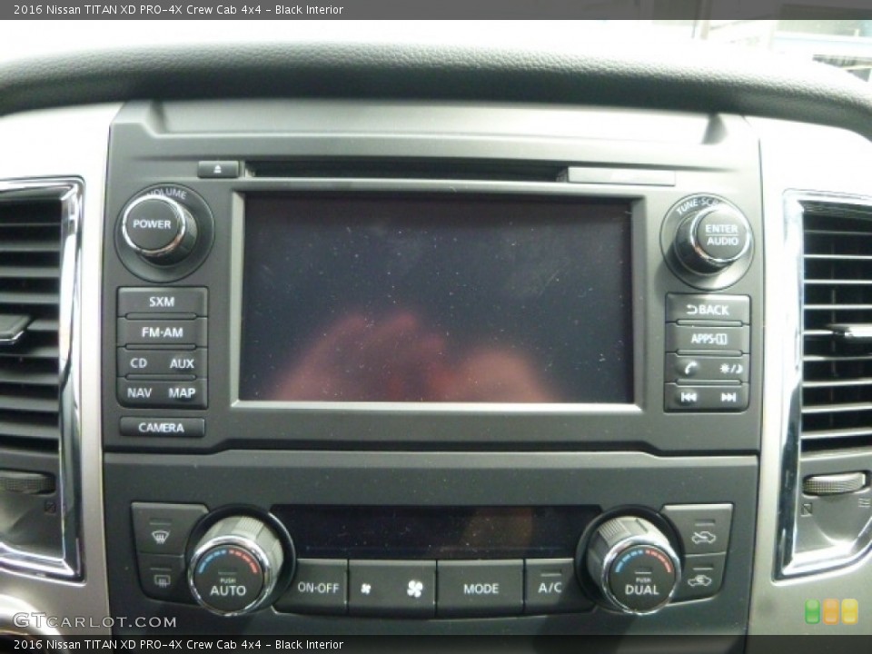 Black Interior Controls for the 2016 Nissan TITAN XD PRO-4X Crew Cab 4x4 #114591507