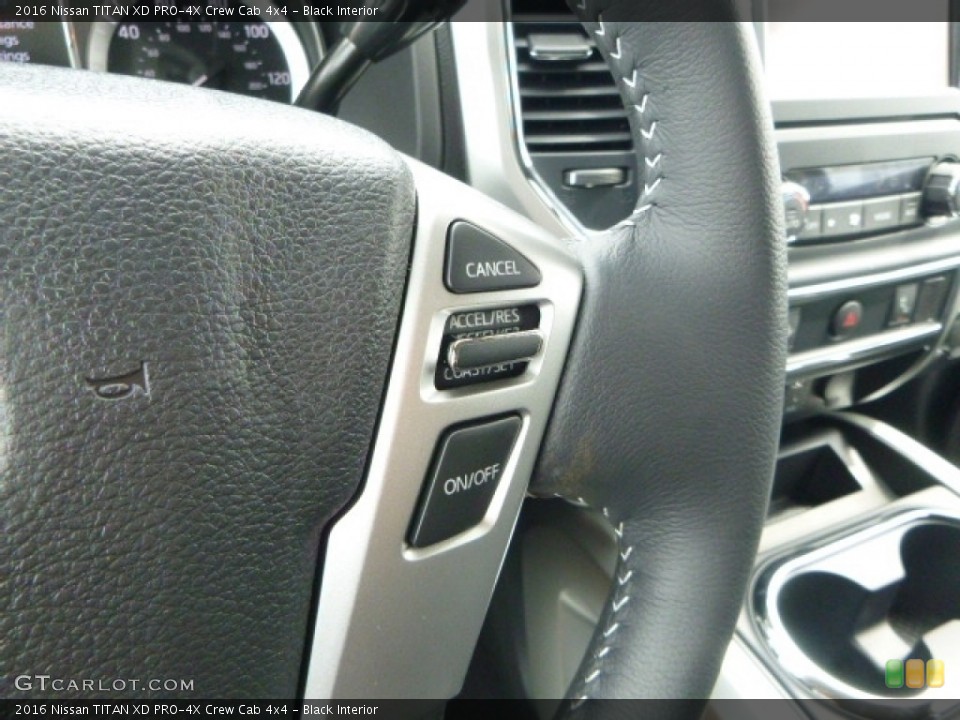 Black Interior Controls for the 2016 Nissan TITAN XD PRO-4X Crew Cab 4x4 #114591585