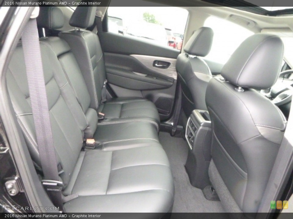 Graphite Interior Rear Seat for the 2016 Nissan Murano Platinum AWD #114592041