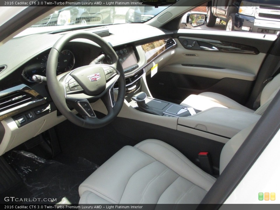 Light Platinum 2016 Cadillac CT6 Interiors