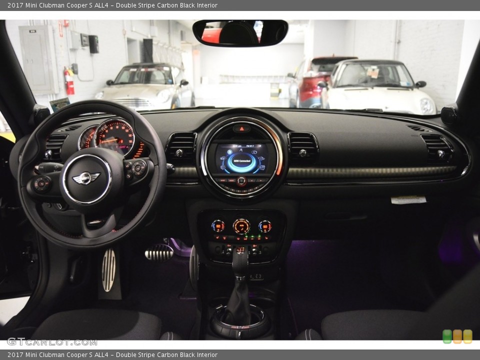 Double Stripe Carbon Black Interior Dashboard for the 2017 Mini Clubman Cooper S ALL4 #114636969