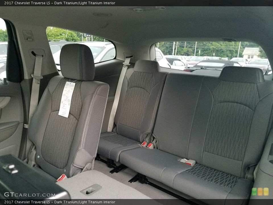 Dark Titanium/Light Titanium Interior Rear Seat for the 2017 Chevrolet Traverse LS #114641376