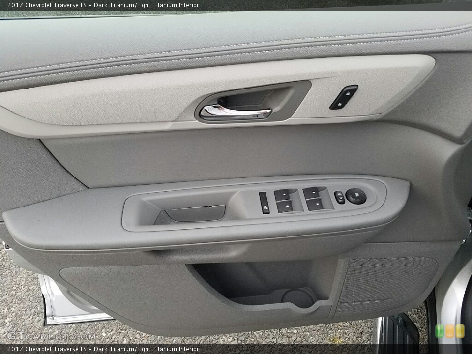 Dark Titanium/Light Titanium Interior Door Panel for the 2017 Chevrolet Traverse LS #114641394