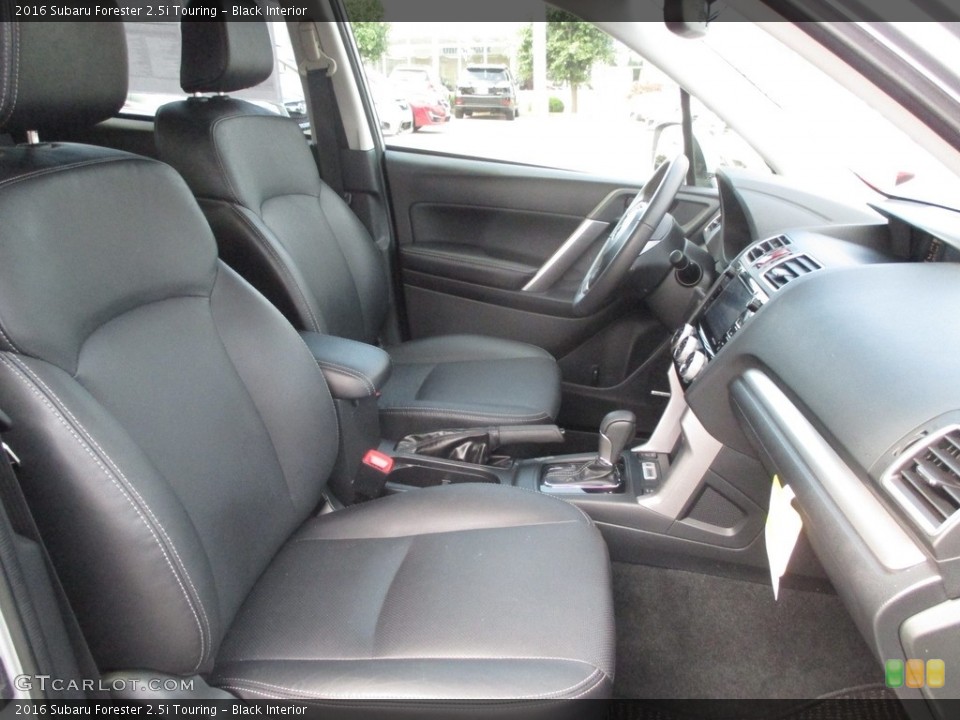 Black Interior Front Seat for the 2016 Subaru Forester 2.5i Touring #114641772