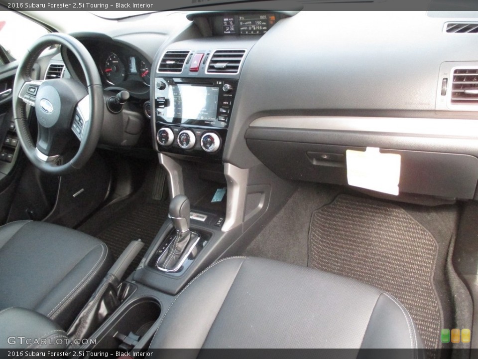Black Interior Dashboard for the 2016 Subaru Forester 2.5i Touring #114641784