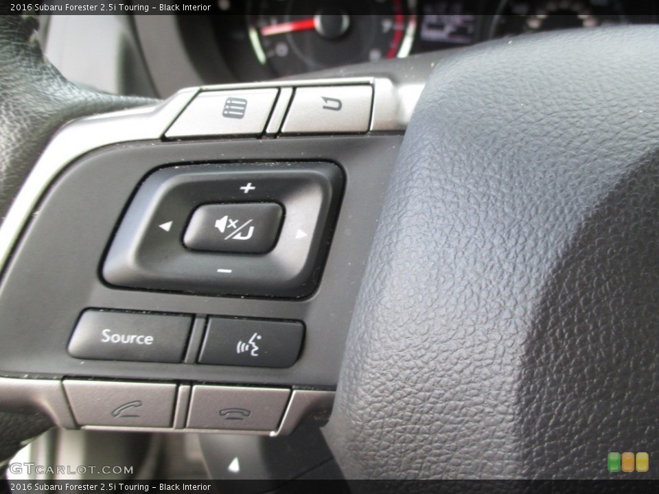 Black Interior Controls for the 2016 Subaru Forester 2.5i Touring #114641799
