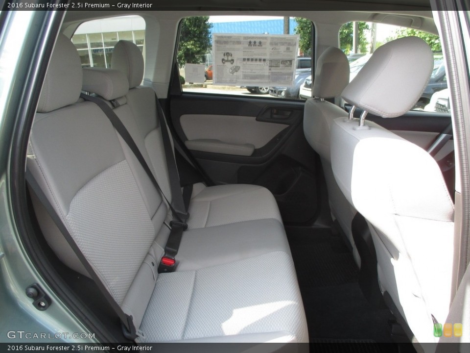 Gray Interior Rear Seat for the 2016 Subaru Forester 2.5i Premium #114643281