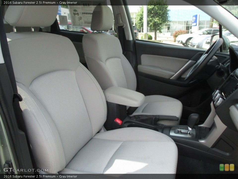 Gray Interior Front Seat for the 2016 Subaru Forester 2.5i Premium #114643293