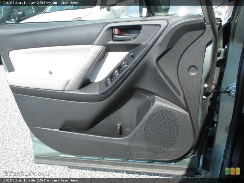 Gray Interior Door Panel for the 2016 Subaru Forester 2.5i Premium #114643353