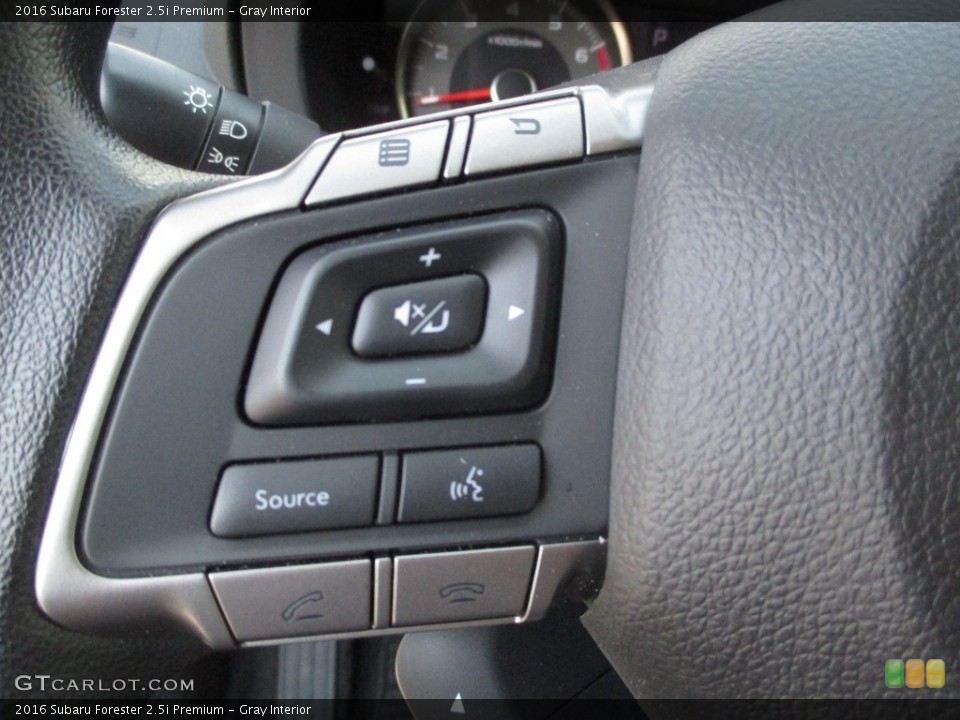 Gray Interior Controls for the 2016 Subaru Forester 2.5i Premium #114643386