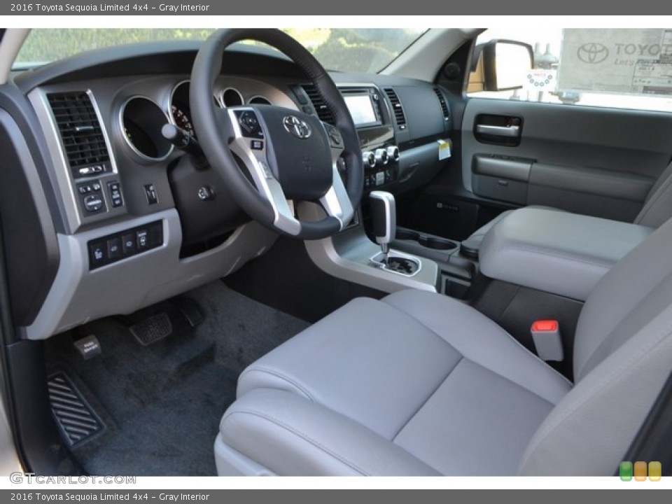 Gray Interior Photo for the 2016 Toyota Sequoia Limited 4x4 #114647341