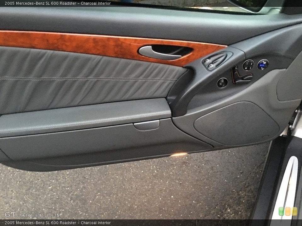Charcoal Interior Door Panel for the 2005 Mercedes-Benz SL 600 Roadster #114695538