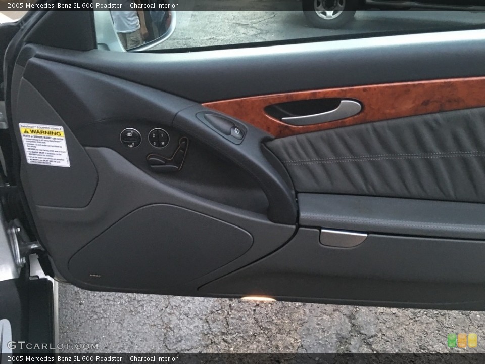 Charcoal Interior Door Panel for the 2005 Mercedes-Benz SL 600 Roadster #114695572