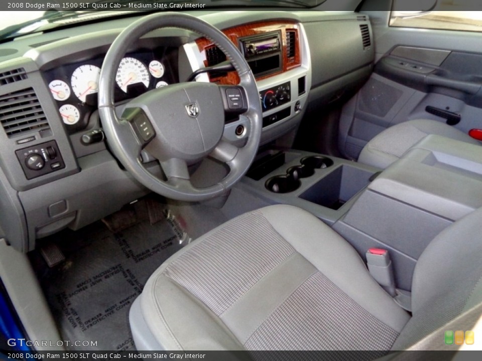 Medium Slate Gray Interior Photo for the 2008 Dodge Ram 1500 SLT Quad Cab #114706486