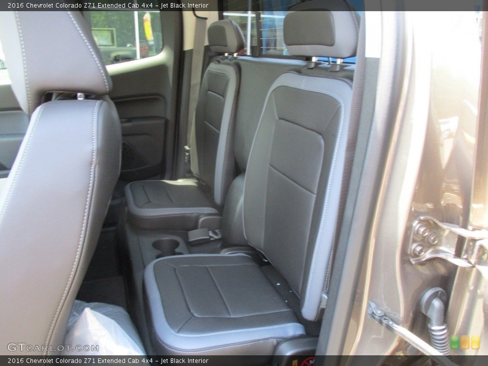 Jet Black Interior Rear Seat for the 2016 Chevrolet Colorado Z71 Extended Cab 4x4 #114717849