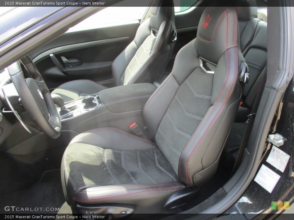 Nero Interior Front Seat for the 2015 Maserati GranTurismo Sport Coupe #114721656