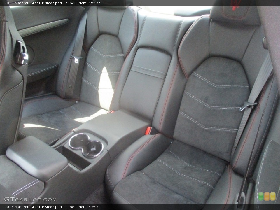 Nero Interior Rear Seat for the 2015 Maserati GranTurismo Sport Coupe #114721683