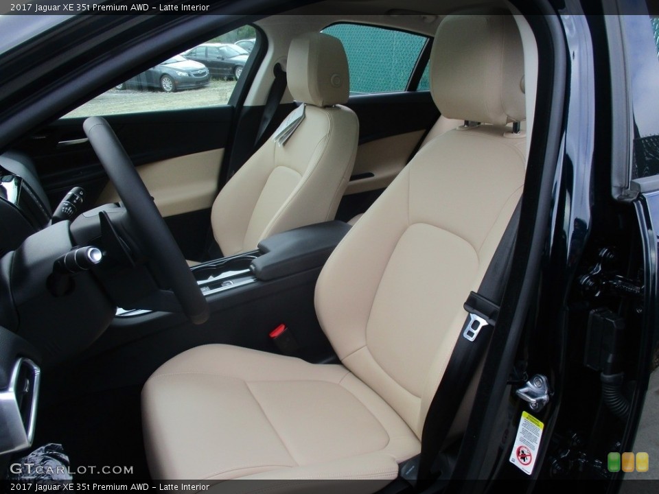 Latte Interior Front Seat for the 2017 Jaguar XE 35t Premium AWD #114723762