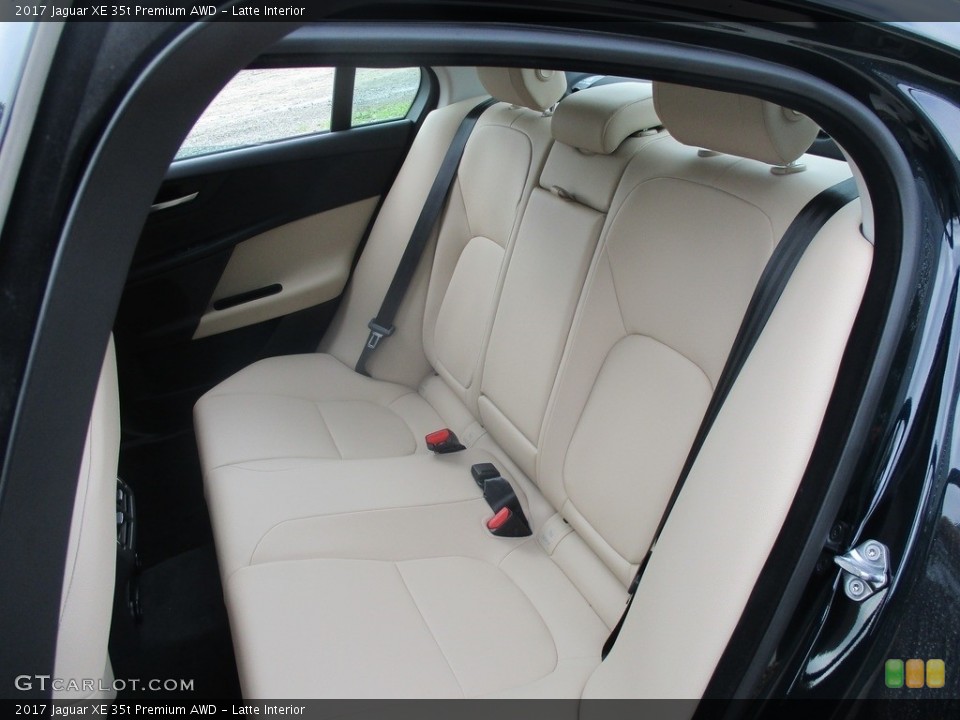 Latte Interior Rear Seat for the 2017 Jaguar XE 35t Premium AWD #114723783