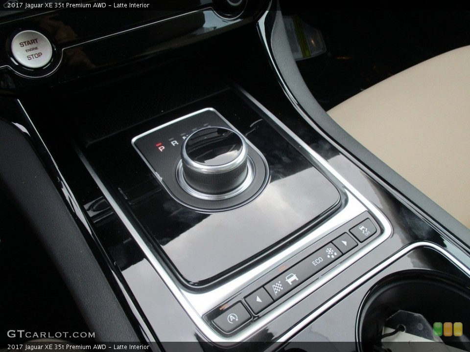 Latte Interior Transmission for the 2017 Jaguar XE 35t Premium AWD #114723837