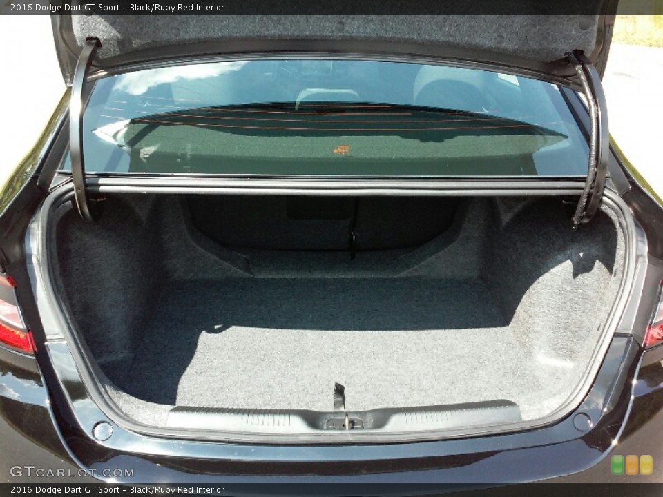 Black/Ruby Red Interior Trunk for the 2016 Dodge Dart GT Sport #114729177