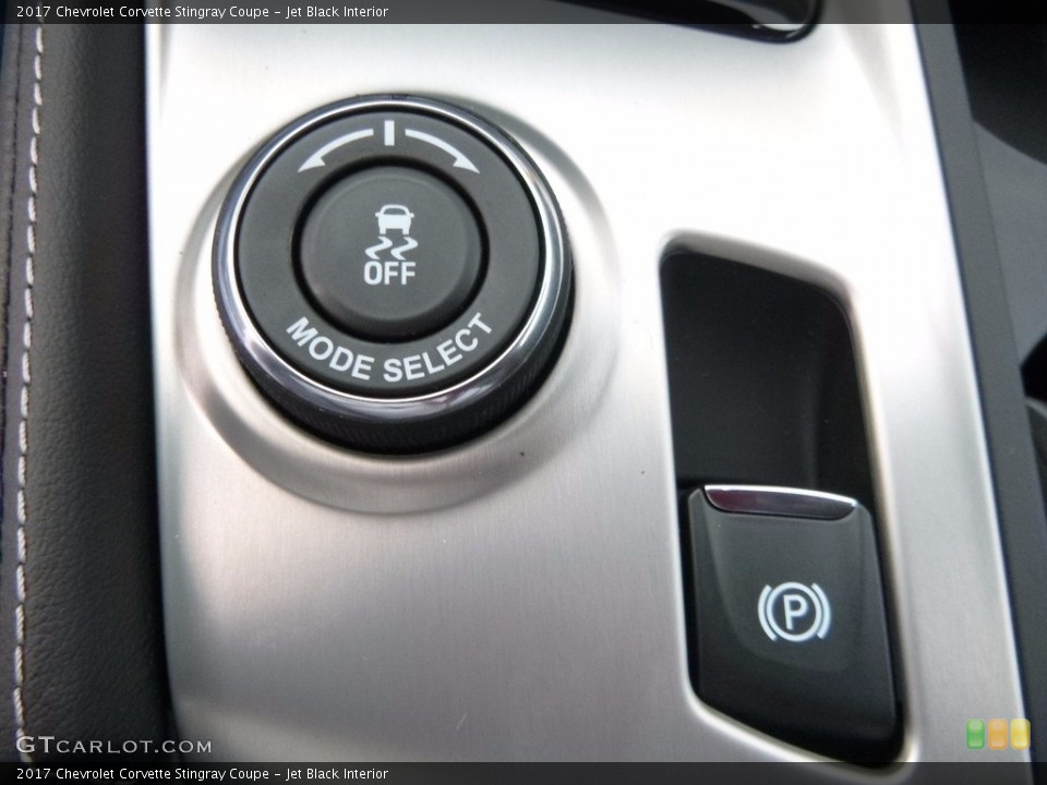 Jet Black Interior Controls for the 2017 Chevrolet Corvette Stingray Coupe #114729228