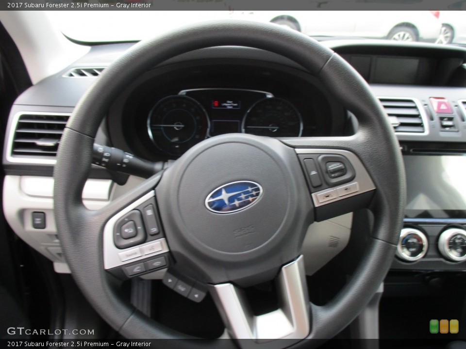 Gray Interior Steering Wheel for the 2017 Subaru Forester 2.5i Premium #114744186